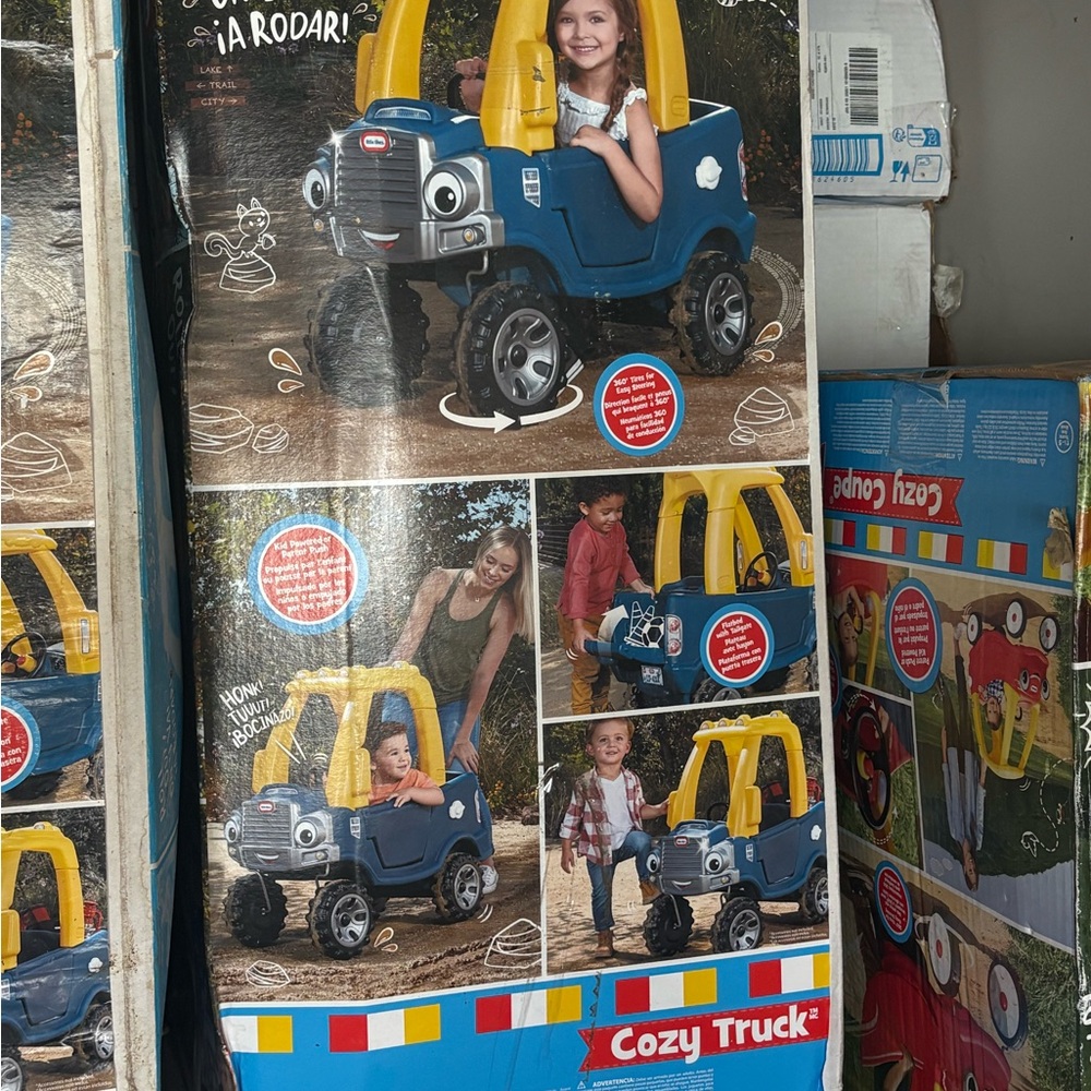 Fisher-Price Cozy Truck - Blue and Yellow